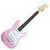  merah jambu Hello Kitty Fender Mini Squier Electric gitar